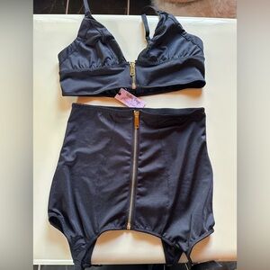 Black Bettie Page x Playful Promises Set US 8 - M